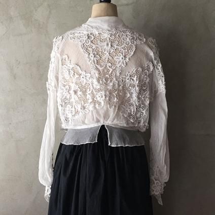 1890~1910's Crocheted lace Blouse18901910ǯ å졼֥饦