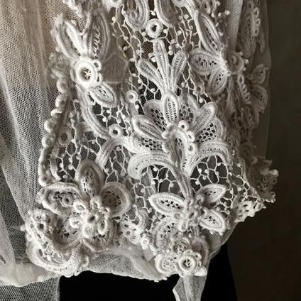 1890~1910's Crocheted lace Blouse(1890~1910年代 クロッシェレース