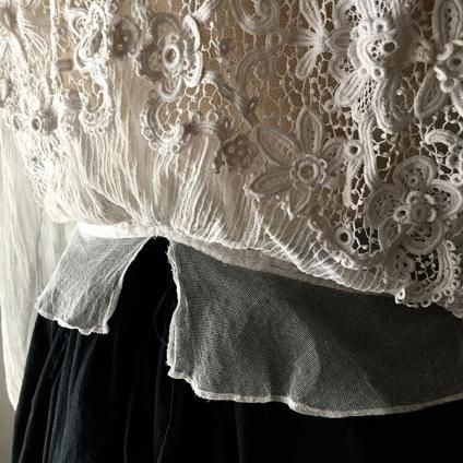 1890~1910's Crocheted lace Blouse(1890~1910年代 クロッシェレース