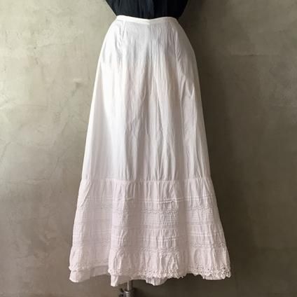 1900~10's Cutwork Lace Cotton Skirt190010ǯ åȥ졼 åȥ󥹥ȡ