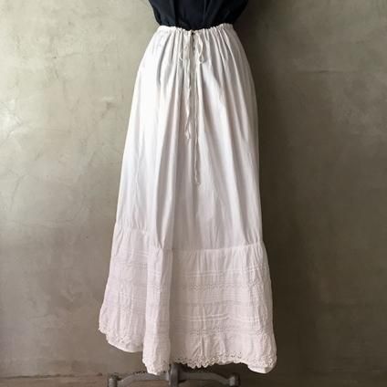 1900~10's Cutwork Lace Cotton Skirt190010ǯ åȥ졼 åȥ󥹥ȡ