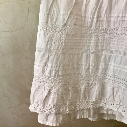 1900~10's Cutwork Lace Cotton Skirt190010ǯ åȥ졼 åȥ󥹥ȡ