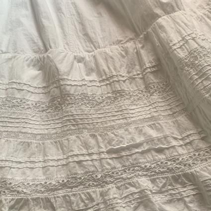 1900~10's Cutwork Lace Cotton Skirt190010ǯ åȥ졼 åȥ󥹥ȡ