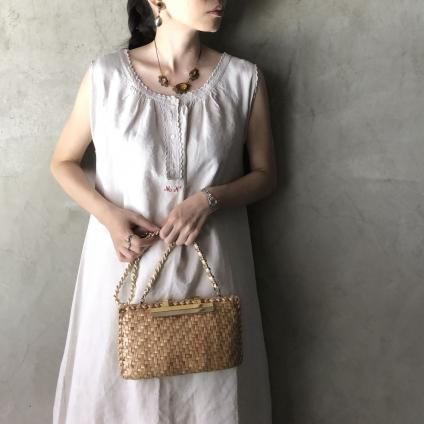 1910~30's Linen Dress(1910~30年代 リネンワンピース)- JeJe 1910~30's Linen Dress(1910~30年代 リネンワンピース)- JeJe