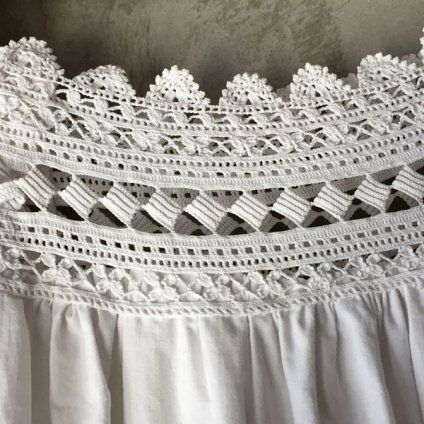 <img class='new_mark_img1' src='https://img.shop-pro.jp/img/new/icons20.gif' style='border:none;display:inline;margin:0px;padding:0px;width:auto;' />【20%OFF】Antique Crocheted lace Children's Dress（アンティーク クロッシェレース 子ども用ワンピース）