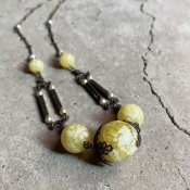 1940's Louis Rousselet Glass Necklace（1940年代 ルイ ロスレー ガラスネックレス）