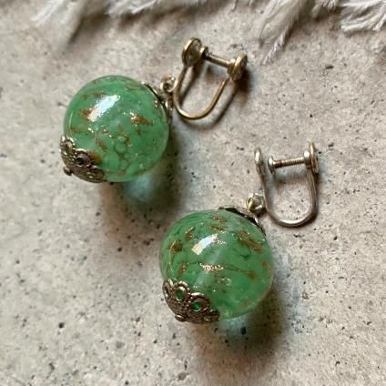 1920~40's Glass Earrings192040ǯ  饹󥰡