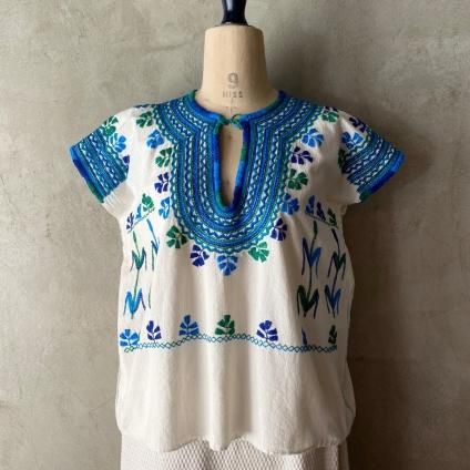 1970's Mexican Embroidery Blouse1970ǯ ᥭ ɽ֥饦