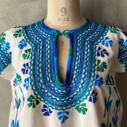 1970's Mexican Embroidery Blouse1970ǯ ᥭ ɽ֥饦