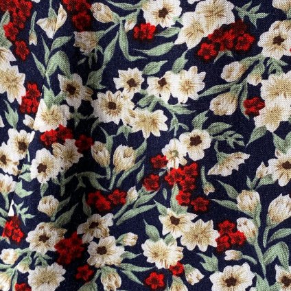 Vintage Flower Pattern Skirt（ヴィンテージ 花柄スカート）- JeJe 