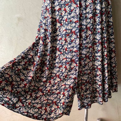 Vintage Flower Pattern Skirtʥơ ȡ