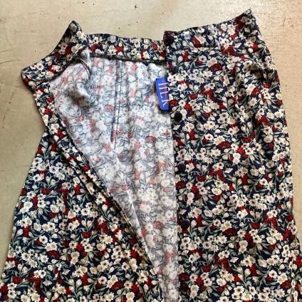 Vintage Flower Pattern Skirtʥơ ȡ