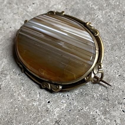 1870's Landscape Agate Brooch1870ǯ ɥץ ֥