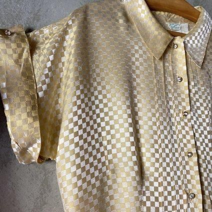 1950's Plaid Dress（1950年代 チェック柄ワンピース）- JeJe PIANO