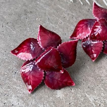 1960's Enamel leaf Earrings1960ǯ  ʥ ꡼ե󥰡