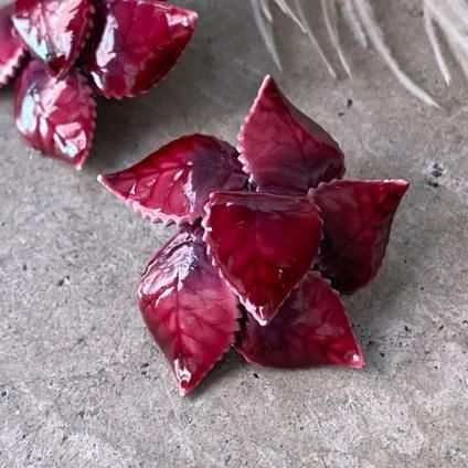 1960's Enamel leaf Earrings1960ǯ  ʥ ꡼ե󥰡