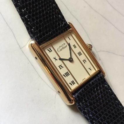 CARTIER MUST TANK（カルティエ マスト タンク）LM GOLD LINE UNISEX ...