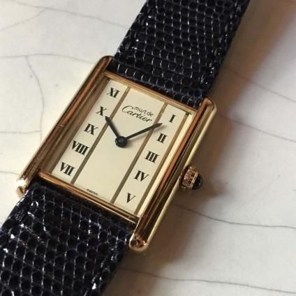 CARTIER MUST TANKʥƥ ޥ 󥯡LM GOLD LINE UNISEX