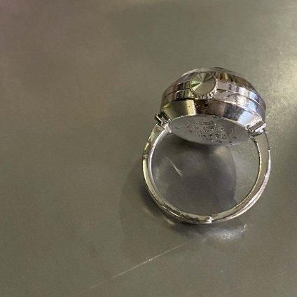SEIKO RING WATCH (セイコー リングウォッチ) 緑文字盤- JeJe SEIKO RING WATCH (セイコー リングウォッチ) 緑文字盤- JeJe