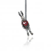 momocreatura Stolen Heart Bunny Necklace Silver（モモクリアチュラ うさぎ ネックレス）50cm+10cm