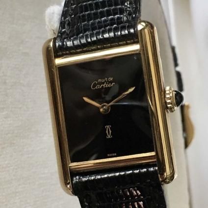 Cartier MUST TANK SMʥƥ ޥȥ󥯡˥˥ʸ ٥ȡȢ