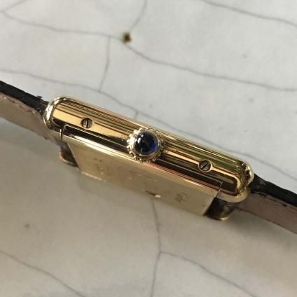 Cartier MUST TANK SM(カルティエ マストタンク)オニキス文字 Cartier MUST TANK SM(カルティエ マストタンク)オニキス文字