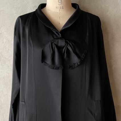 Vintage Bow Tie Coatʥơ ܥ ȡ