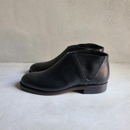 BEAUTIFUL SHOES Middlecut Sidegore（ビューティフルシューズ ミドルカット サイドゴア ）Black - JeJe  PIANO ONLINE BOUTIQUE