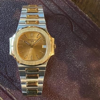 PATEK PHILIPPE NAUTILUS (ѥƥå եå Ρ饹) 18KYG/SS ٥