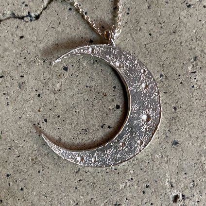 momocreatura Crescent Moon Ball Chain Necklaceʻ ܡͥå쥹 С