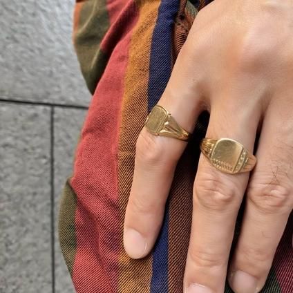 c.1966-67 9KYG Signet Ring Chevron Stripe（1966～67年 9KYG