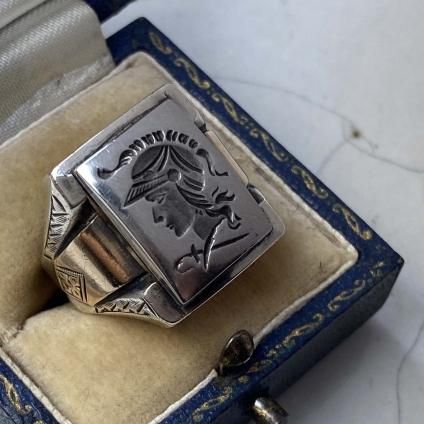 c.193040 Silver Intaglio RingʥС 󥿥ꥪ󥰡˵