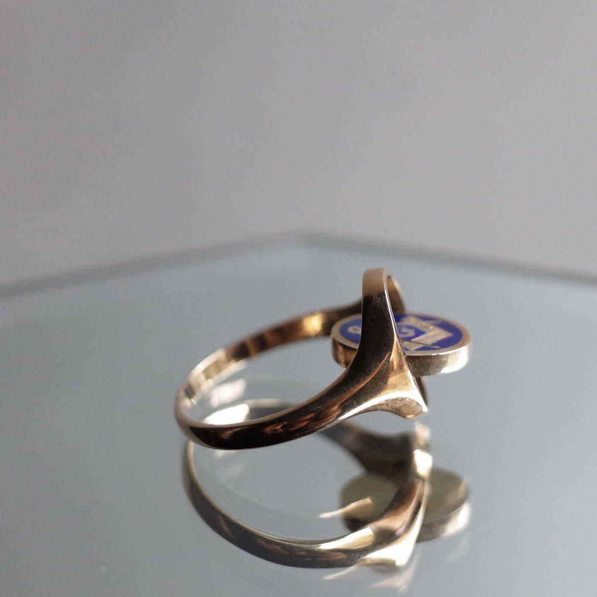 c.1985 9KYG Freemaison Ring(1985年 9KYG フリーメイソン c.1985 9KYG Freemaison Ring(1985年 9KYG フリーメイソン
