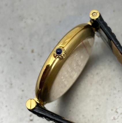 Cartier カルティエ　クラシック 時計　マストヴァンドーム カルティエ マストヴァンドーム ブラック 1990年代製 – 黒船時計