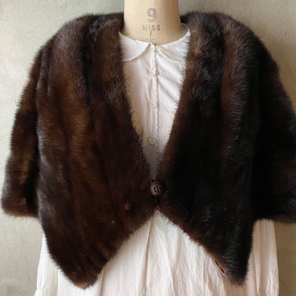 1950~60's Vintage Real Fur Capeʥơ ꥢ ե ס