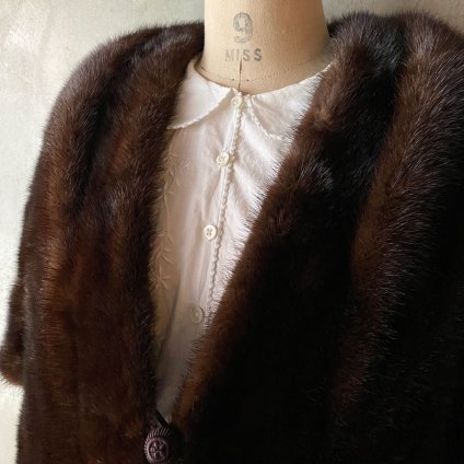 1950~60's Vintage Real Fur Cape（ヴィンテージ リアル ファー ケープ ...