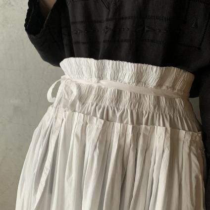 VINCENT JALBERT Smock Skirtʥ󥻥 ١ åȡWhite