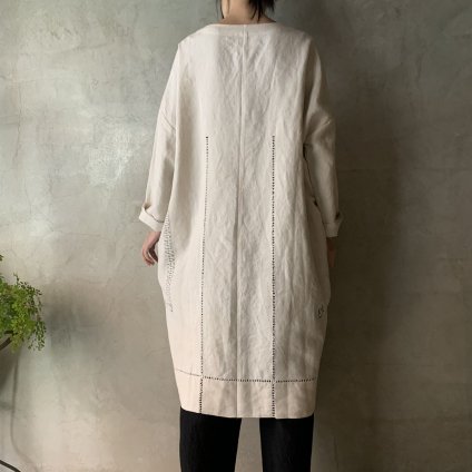 VINCENT JALBERT Pullover Dress - Embroidery - ʥ󥻥 ١ ɽ ץ륪Сɥ쥹Natural
