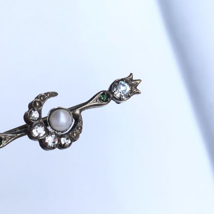 1910-20's Crescent Lace Pin1910~20ǯ  졼ԥ