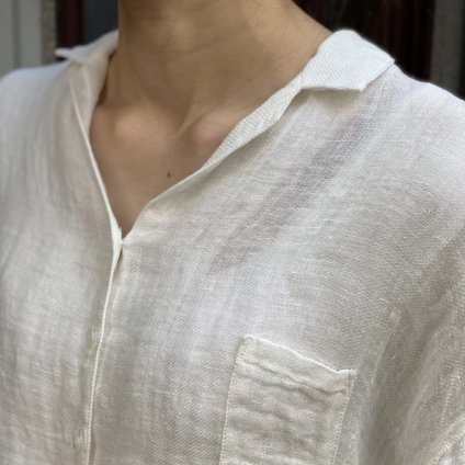ikkuna/suzuki takayuki open-collared shirt（イクナ/スズキタカユキ 