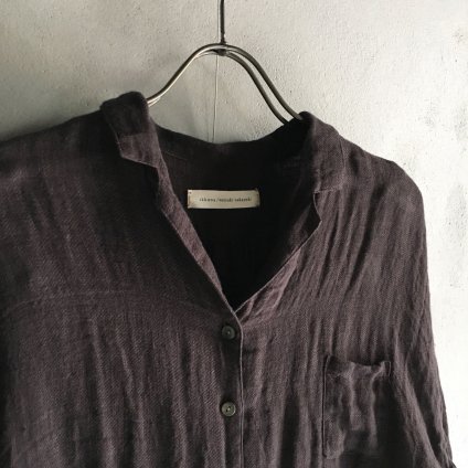 40％OFF】ikkuna/suzuki takayuki open-collared shirt（イクナ/スズキ