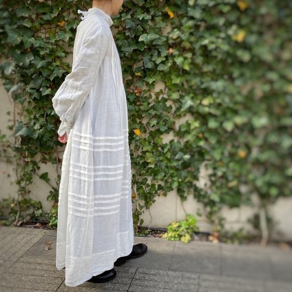 HALLELUJAH 3, Robe a plis depoque（ハレルヤ プリーツローブ 1900年代）Off white