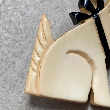 1940〜50年代 ヴィンテージ ベークライト アニマル ホース 馬 ブローチ