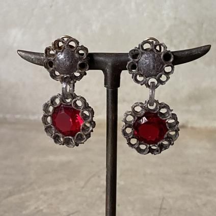 1960's French Monique Vedie Acetate Glass Earrings1960ǯ ե ˥åǥ ơ 饹 󥰡Dead Stock