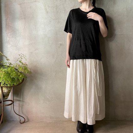 suzuki takayuki linen t-shirtʥ業 ͥTġBlack/Unisex