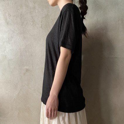 suzuki takayuki linen t-shirtʥ業 ͥTġBlack/Unisex