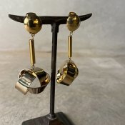 1960's French Gold Knot Swing Earrings（1960年代 フランス ゴールドノットスイングイヤリング）Dead Stock