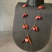 1950's French Berry and Leaf Necklace1950ǯ ե ڤμ¤դä ͥå쥹