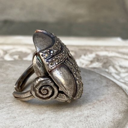 1930's Rene Mittler Marcasite Ring1930ǯ  ߥåȥ졼 ޡ 󥰡