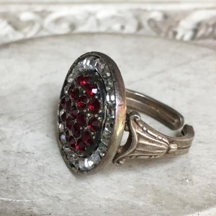 1930's Rene Mittler Paste Ring1930ǯ  ߥåȥ졼 ڡȥ饹 󥰡